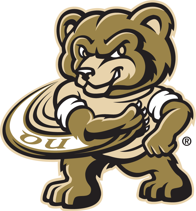 Oakland Golden Grizzlies 1998-2013 Mascot Logo t shirts iron on transfers